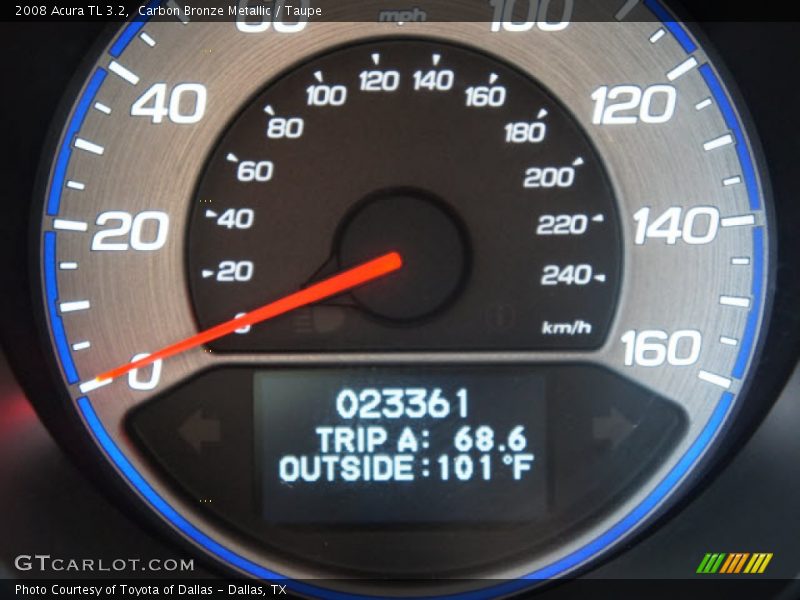 Carbon Bronze Metallic / Taupe 2008 Acura TL 3.2