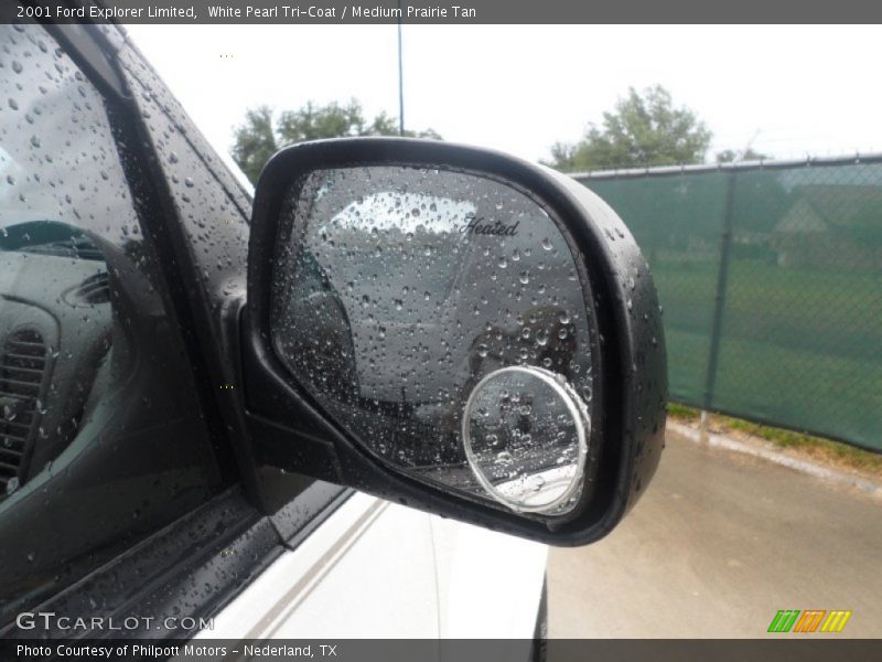 White Pearl Tri-Coat / Medium Prairie Tan 2001 Ford Explorer Limited