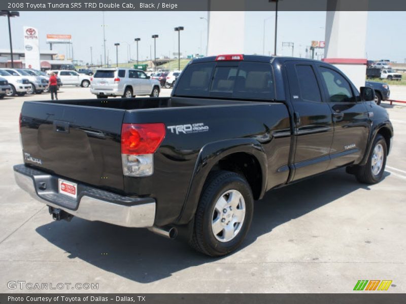 Black / Beige 2008 Toyota Tundra SR5 TRD Double Cab