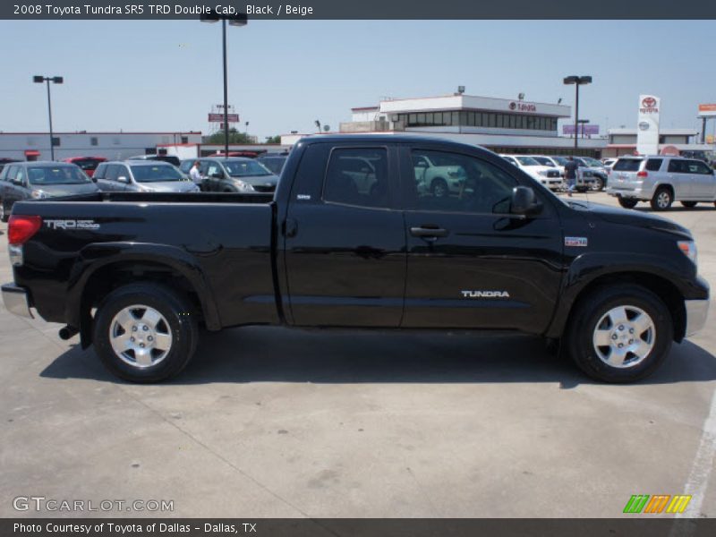 Black / Beige 2008 Toyota Tundra SR5 TRD Double Cab