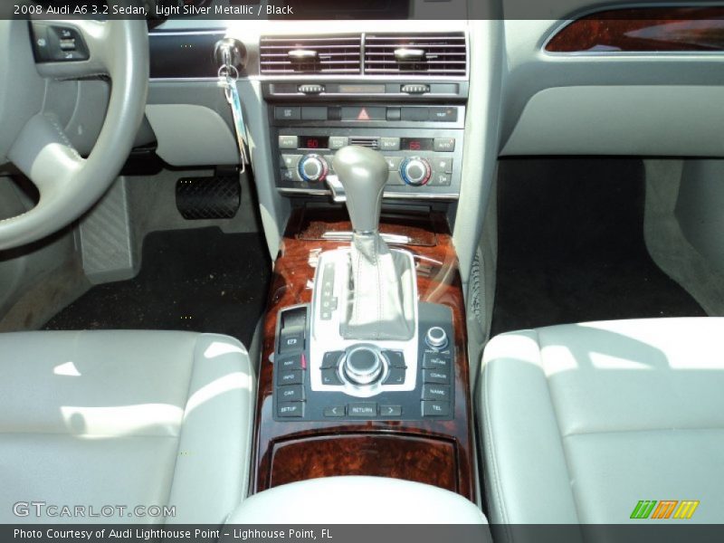 Light Silver Metallic / Black 2008 Audi A6 3.2 Sedan