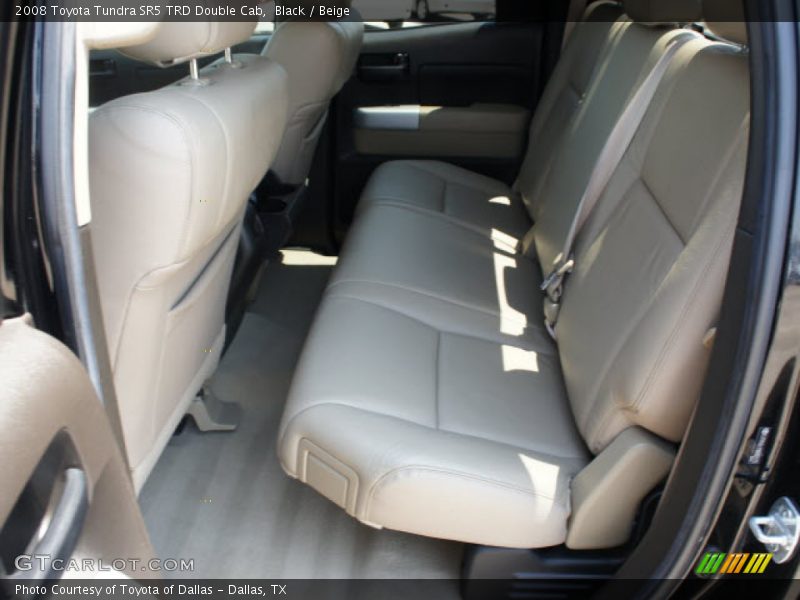 Black / Beige 2008 Toyota Tundra SR5 TRD Double Cab