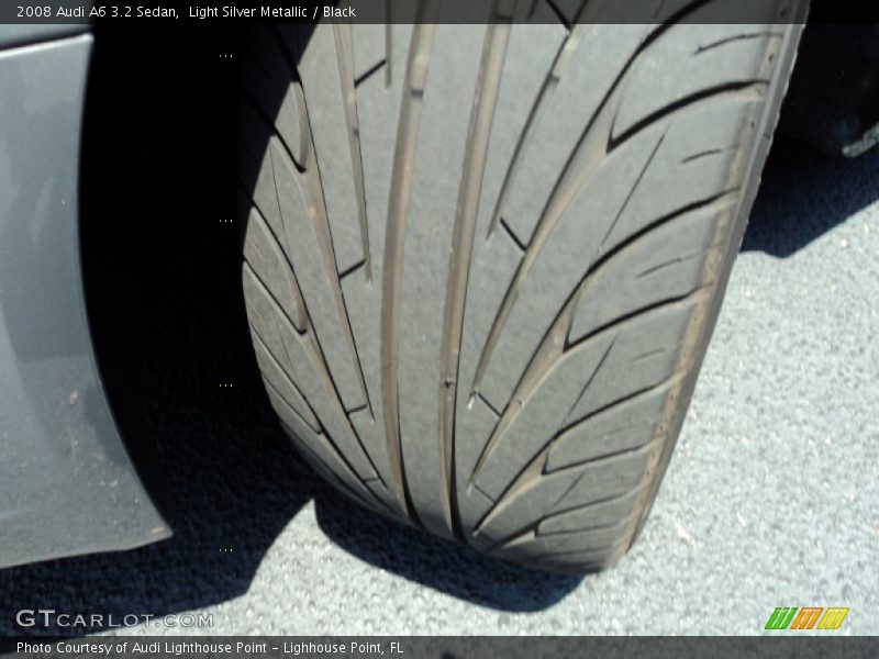 Light Silver Metallic / Black 2008 Audi A6 3.2 Sedan