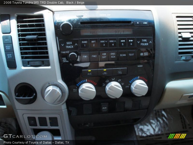 Black / Beige 2008 Toyota Tundra SR5 TRD Double Cab