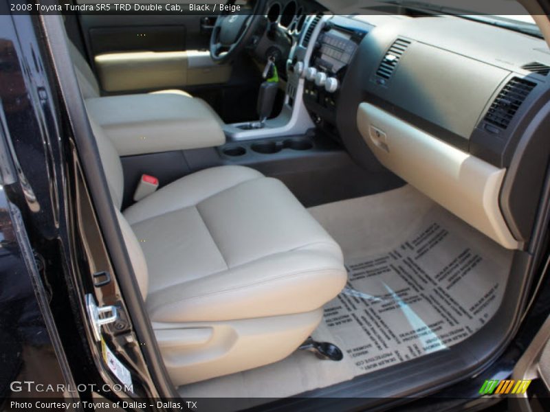 Black / Beige 2008 Toyota Tundra SR5 TRD Double Cab