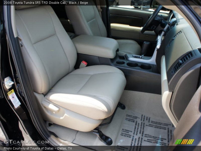 Black / Beige 2008 Toyota Tundra SR5 TRD Double Cab