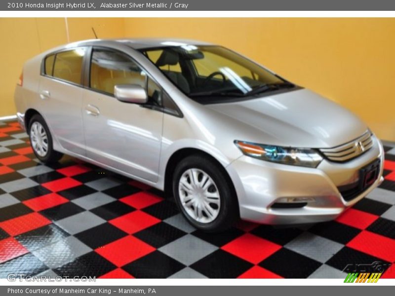 Alabaster Silver Metallic / Gray 2010 Honda Insight Hybrid LX