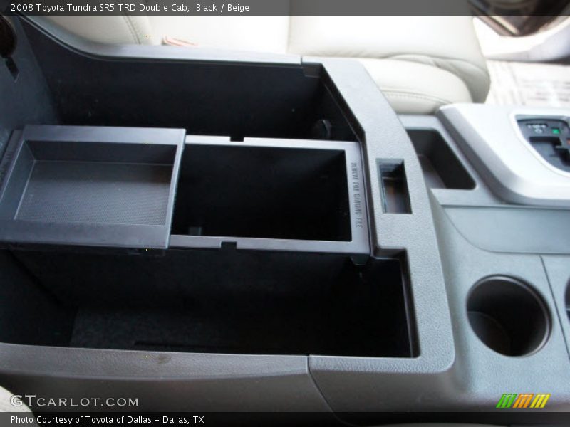 Black / Beige 2008 Toyota Tundra SR5 TRD Double Cab