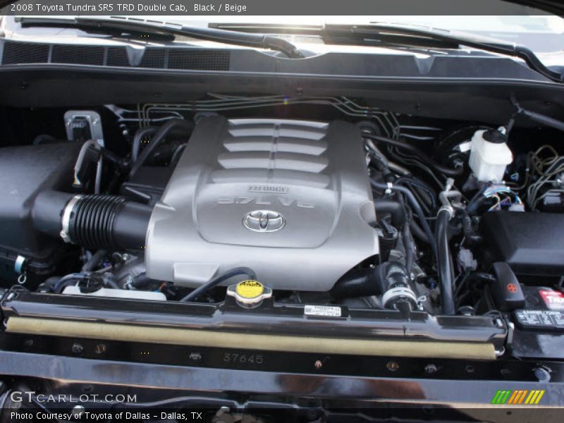 Black / Beige 2008 Toyota Tundra SR5 TRD Double Cab