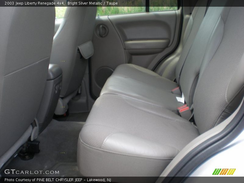 Bright Silver Metallic / Taupe 2003 Jeep Liberty Renegade 4x4