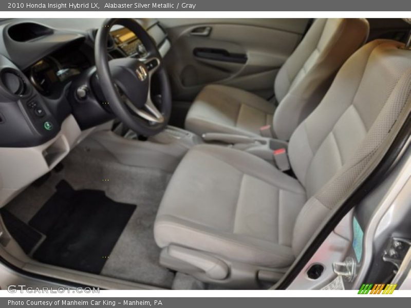 Alabaster Silver Metallic / Gray 2010 Honda Insight Hybrid LX
