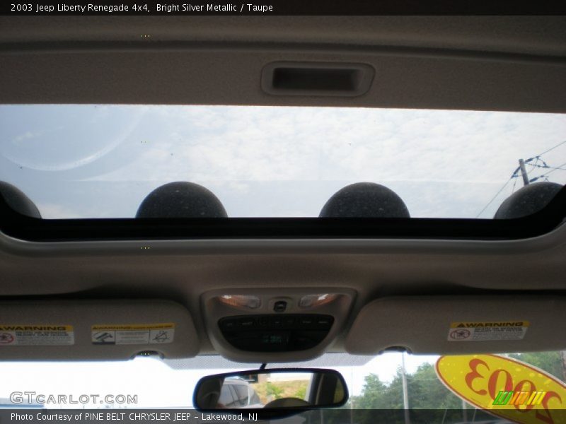 Bright Silver Metallic / Taupe 2003 Jeep Liberty Renegade 4x4