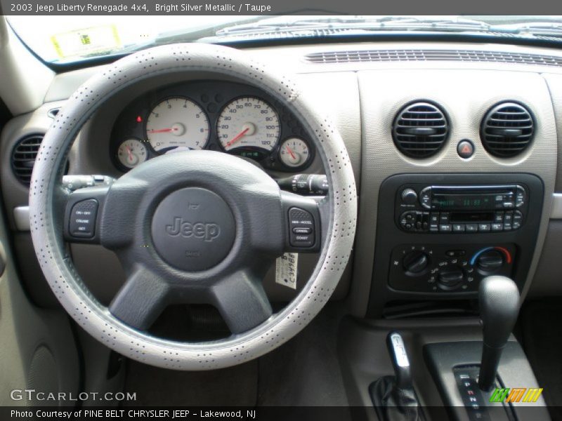 Bright Silver Metallic / Taupe 2003 Jeep Liberty Renegade 4x4