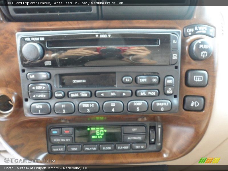 Controls of 2001 Explorer Limited
