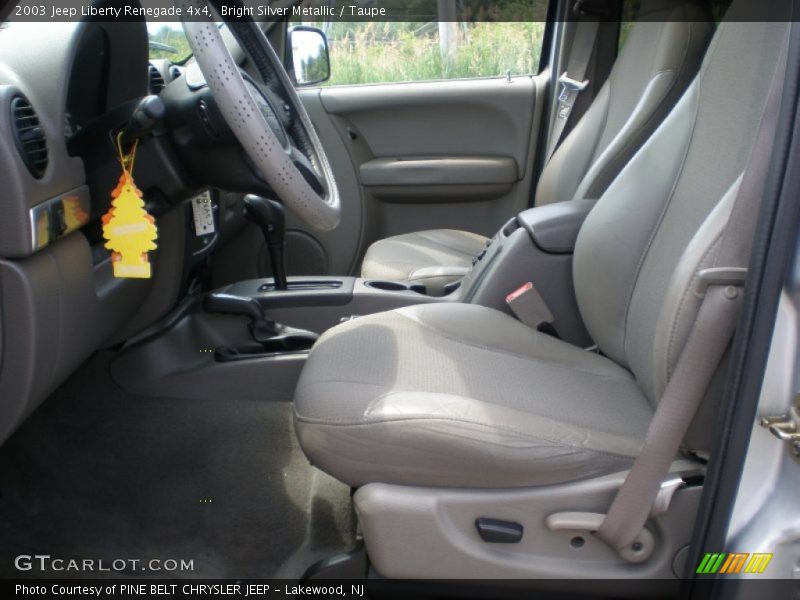 Bright Silver Metallic / Taupe 2003 Jeep Liberty Renegade 4x4