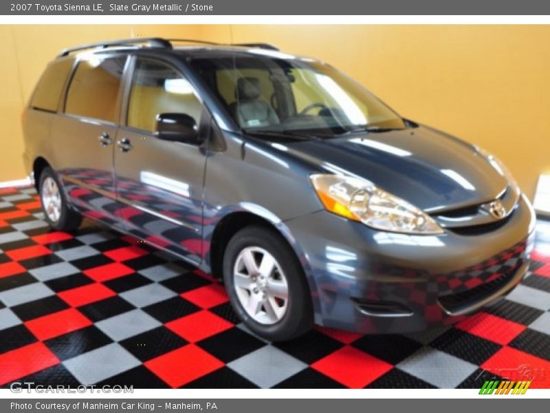 Slate Gray Metallic / Stone 2007 Toyota Sienna LE