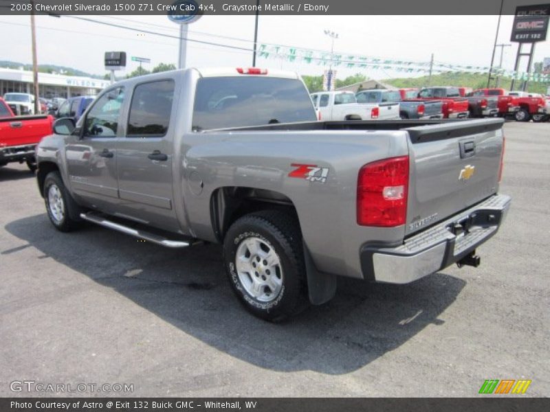 Graystone Metallic / Ebony 2008 Chevrolet Silverado 1500 Z71 Crew Cab 4x4