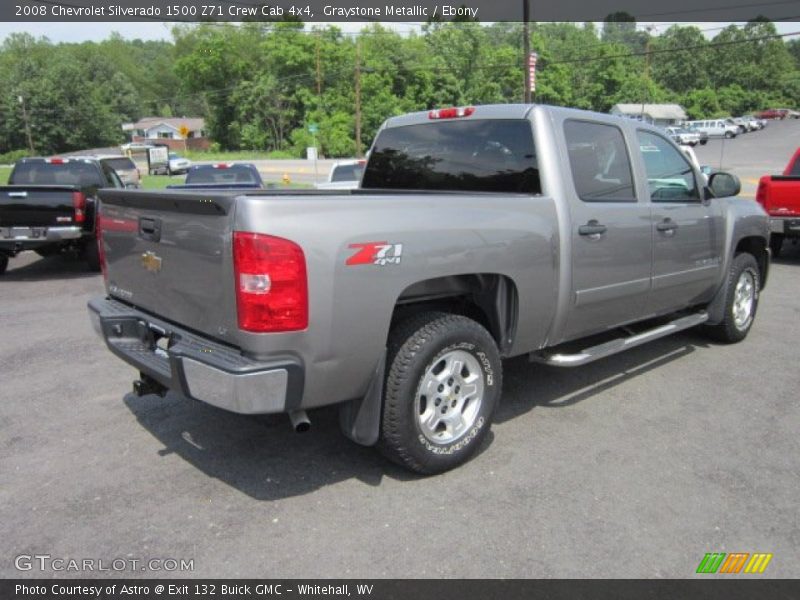 Graystone Metallic / Ebony 2008 Chevrolet Silverado 1500 Z71 Crew Cab 4x4