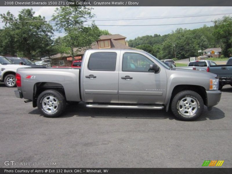 Graystone Metallic / Ebony 2008 Chevrolet Silverado 1500 Z71 Crew Cab 4x4