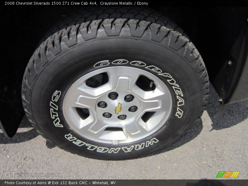 Graystone Metallic / Ebony 2008 Chevrolet Silverado 1500 Z71 Crew Cab 4x4