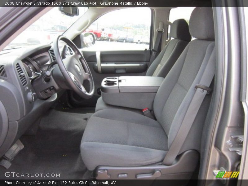 Graystone Metallic / Ebony 2008 Chevrolet Silverado 1500 Z71 Crew Cab 4x4