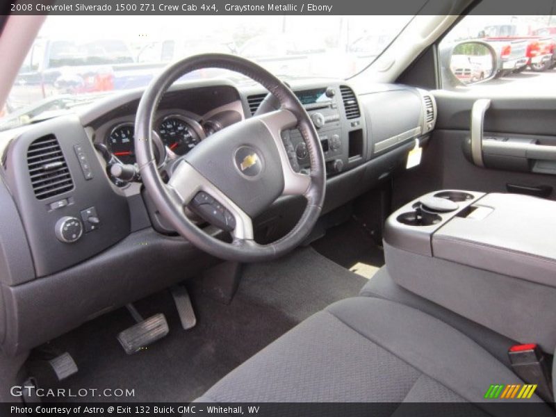Graystone Metallic / Ebony 2008 Chevrolet Silverado 1500 Z71 Crew Cab 4x4