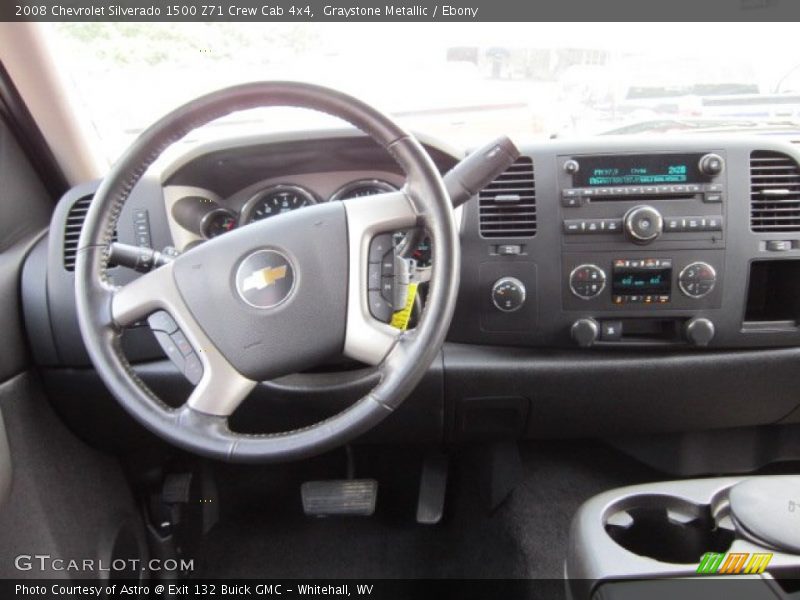 Graystone Metallic / Ebony 2008 Chevrolet Silverado 1500 Z71 Crew Cab 4x4
