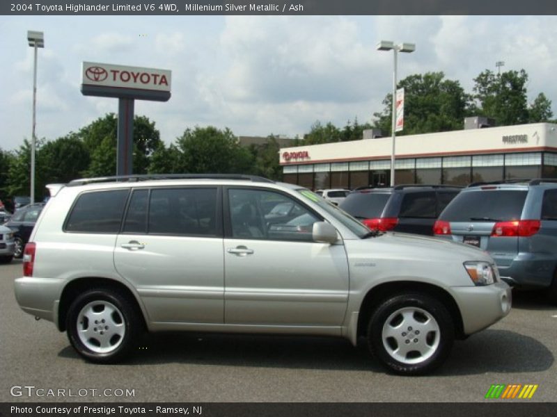 Millenium Silver Metallic / Ash 2004 Toyota Highlander Limited V6 4WD
