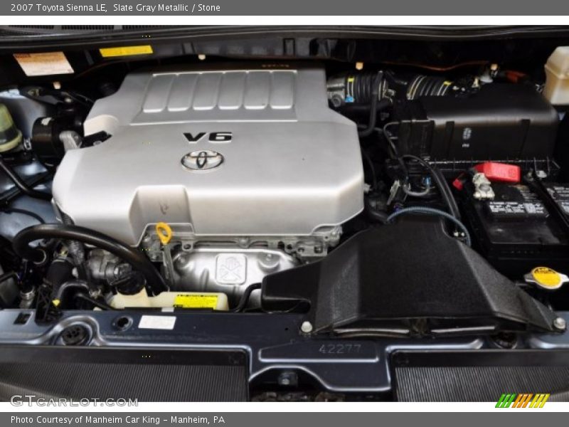 Slate Gray Metallic / Stone 2007 Toyota Sienna LE