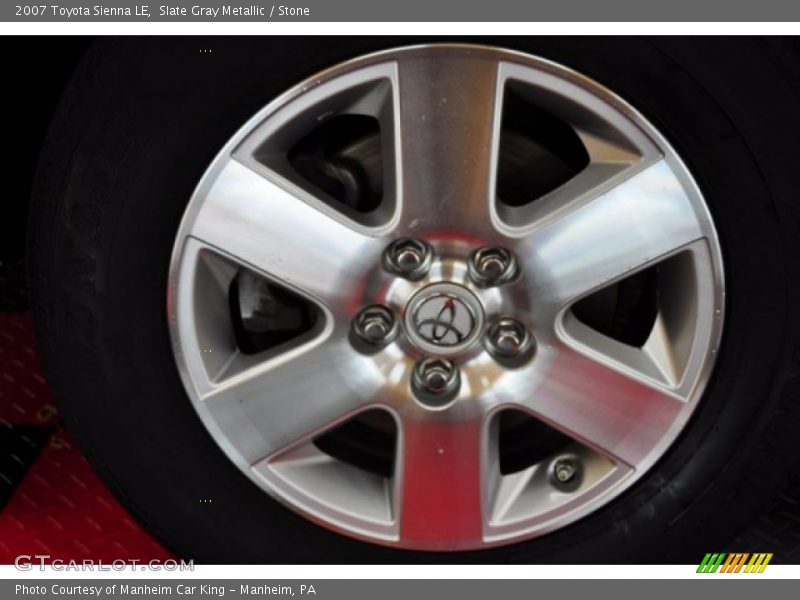 Slate Gray Metallic / Stone 2007 Toyota Sienna LE