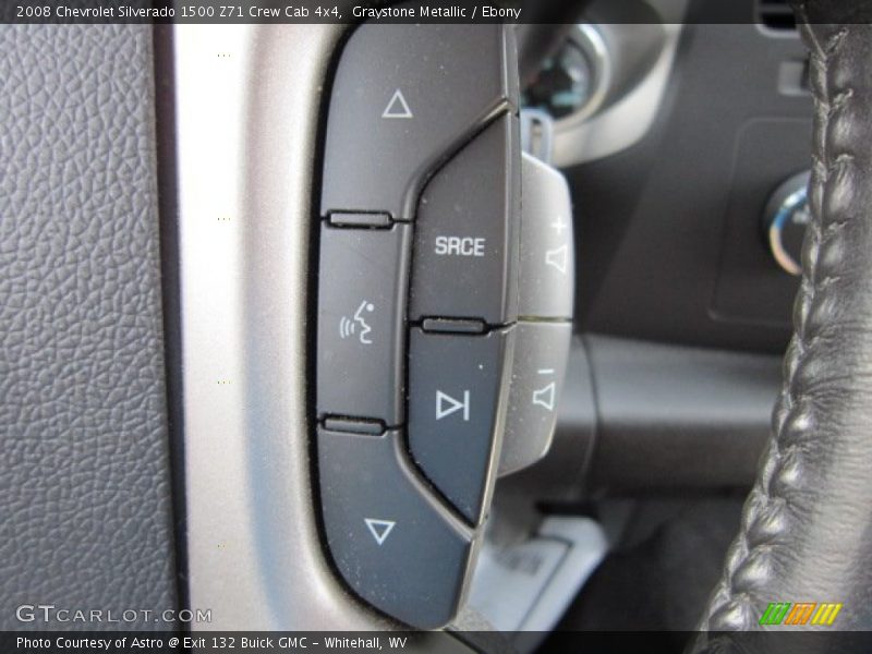 Graystone Metallic / Ebony 2008 Chevrolet Silverado 1500 Z71 Crew Cab 4x4