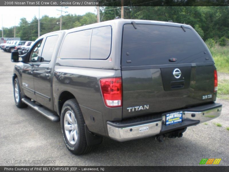 Smoke Gray / Charcoal 2008 Nissan Titan SE Crew Cab