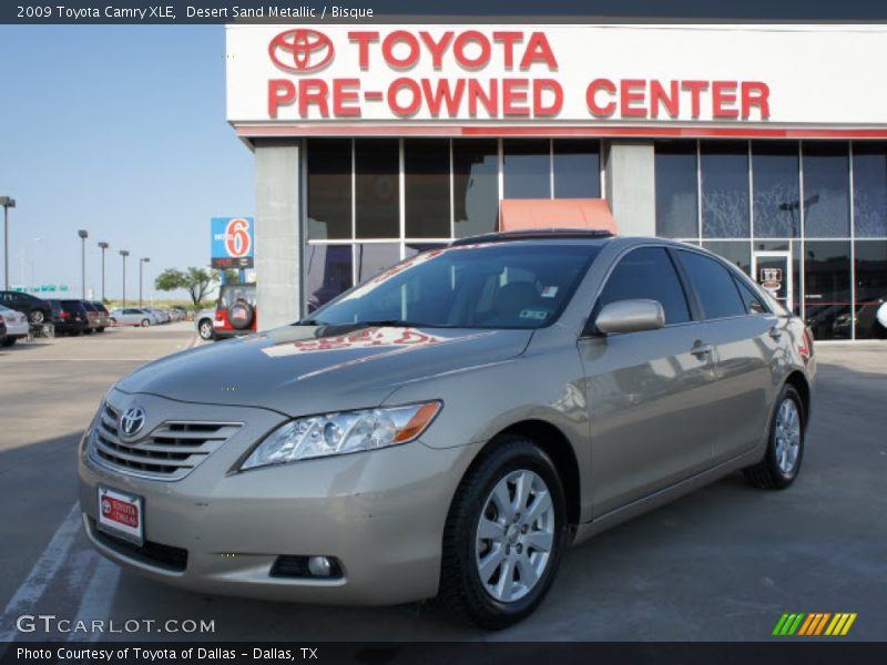 Desert Sand Metallic / Bisque 2009 Toyota Camry XLE