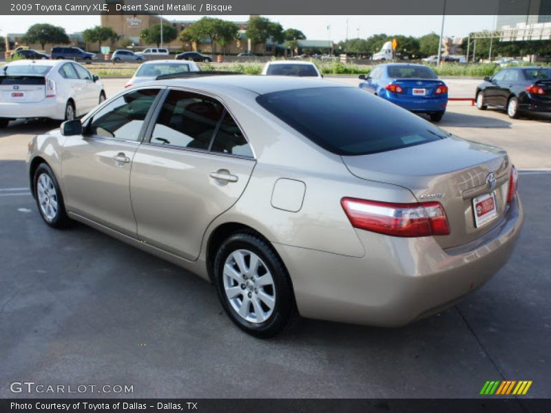 Desert Sand Metallic / Bisque 2009 Toyota Camry XLE