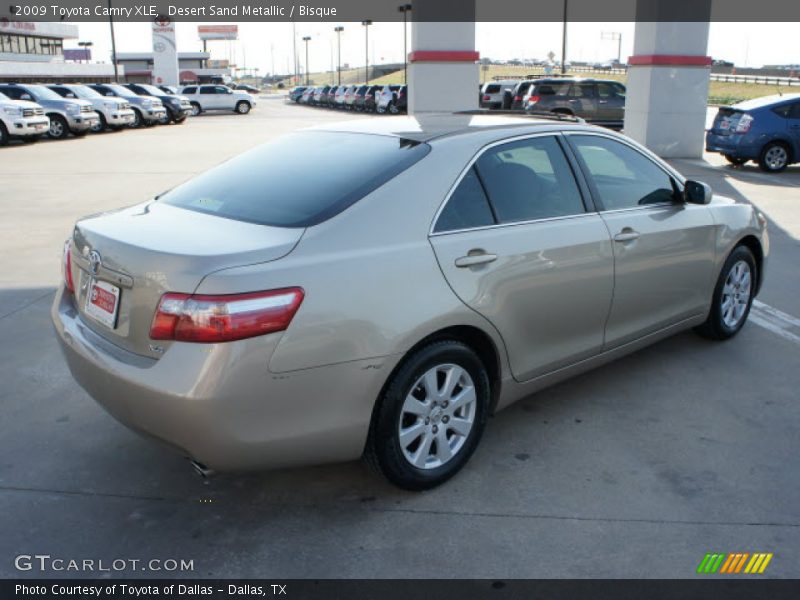 Desert Sand Metallic / Bisque 2009 Toyota Camry XLE