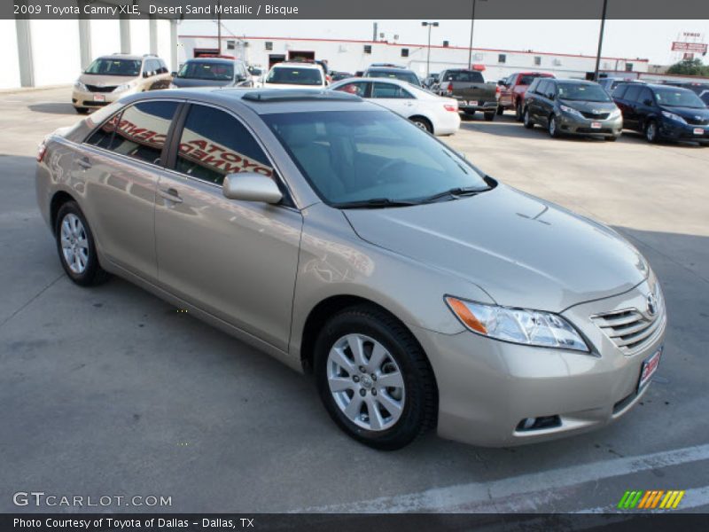 Desert Sand Metallic / Bisque 2009 Toyota Camry XLE