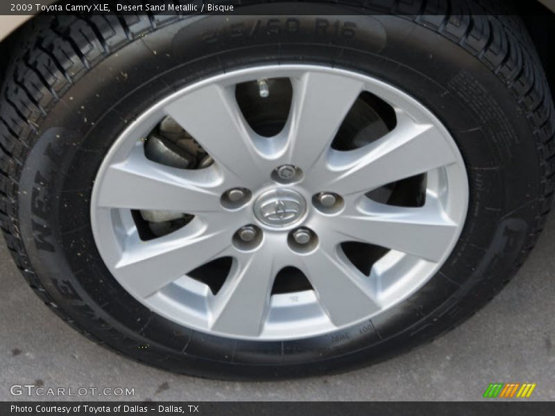 Desert Sand Metallic / Bisque 2009 Toyota Camry XLE