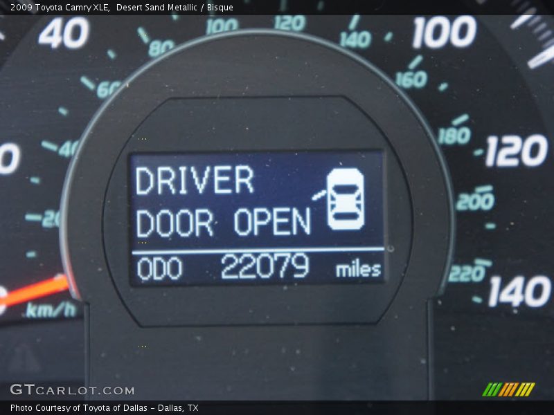 Desert Sand Metallic / Bisque 2009 Toyota Camry XLE