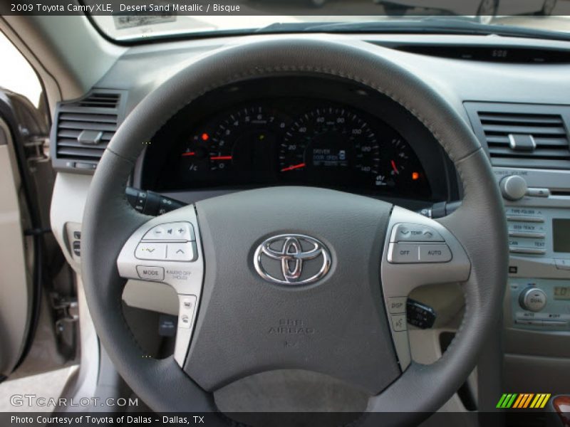 Desert Sand Metallic / Bisque 2009 Toyota Camry XLE