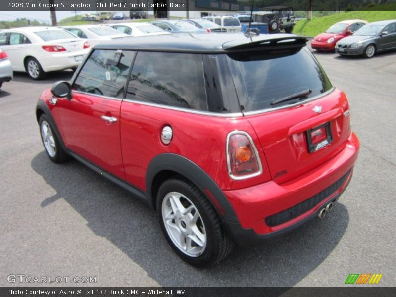 Chili Red / Punch Carbon Black 2008 Mini Cooper S Hardtop