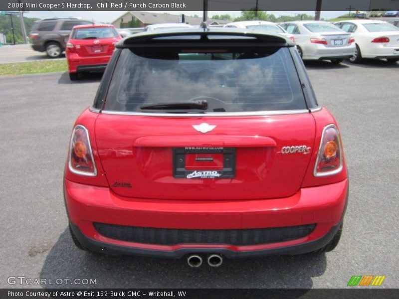 Chili Red / Punch Carbon Black 2008 Mini Cooper S Hardtop