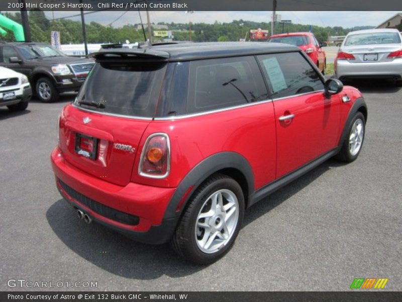 Chili Red / Punch Carbon Black 2008 Mini Cooper S Hardtop