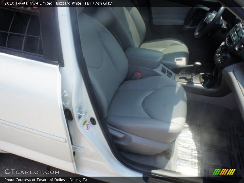 Blizzard White Pearl / Ash Gray 2010 Toyota RAV4 Limited