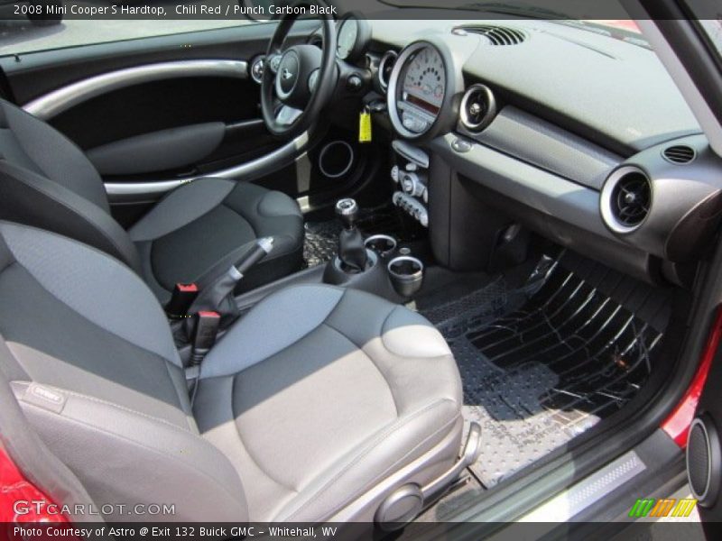 Chili Red / Punch Carbon Black 2008 Mini Cooper S Hardtop