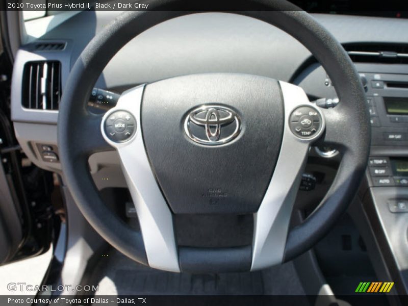 Black / Dark Gray 2010 Toyota Prius Hybrid II