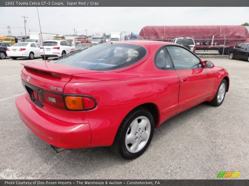 Super Red / Gray 1992 Toyota Celica GT-S Coupe