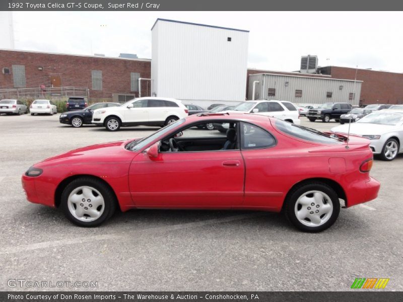 Super Red / Gray 1992 Toyota Celica GT-S Coupe