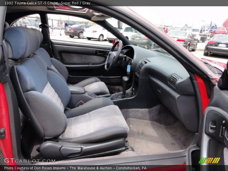 Super Red / Gray 1992 Toyota Celica GT-S Coupe