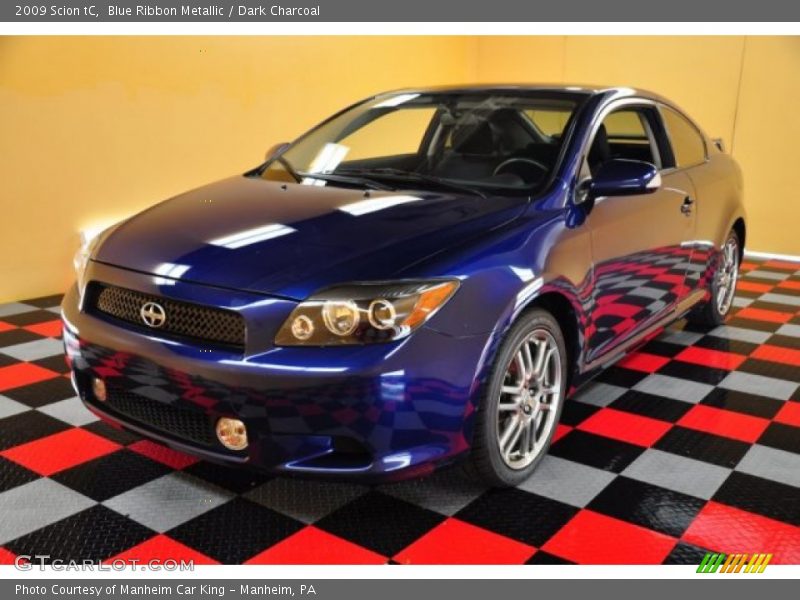 Blue Ribbon Metallic / Dark Charcoal 2009 Scion tC