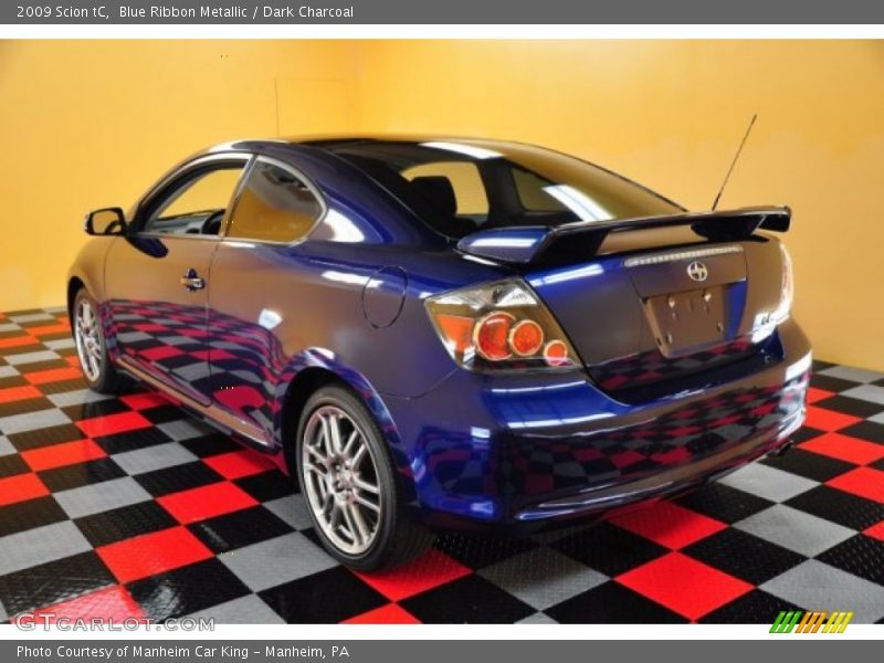 Blue Ribbon Metallic / Dark Charcoal 2009 Scion tC
